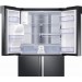 Samsung RF23M8090SG 23 cu. ft. Counter-Depth 4-Door French Door Refrigerator with Polygon Handles - Black Stainless Steel